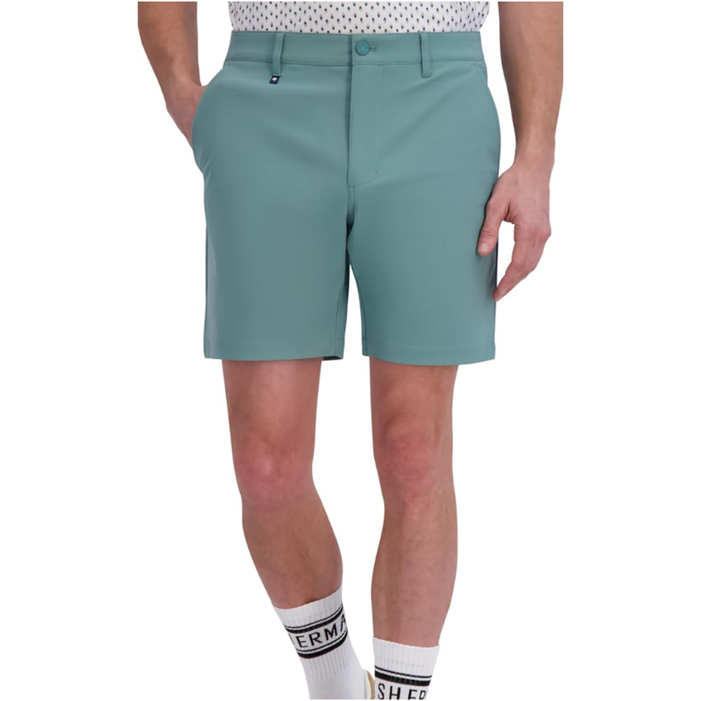 Ben Sherman Sport Golf Shorts Mens 40 Green Stretch Performance Casual Preppy